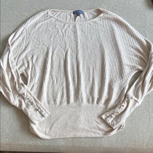 Democracy Cream Crew Neck Sweater